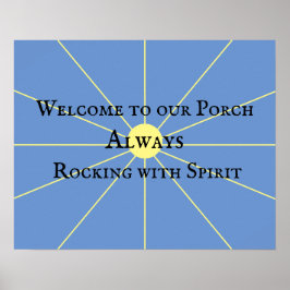 Póster Porch Spirit Variation | Blue | Poster