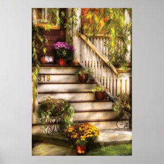Póster Porch - Vivir con la naturaleza