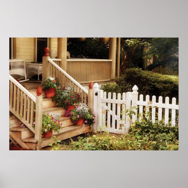 Póster Porche - El jardín de mi abuela (Frente)