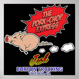 Póster Pork Chop Express TShirt