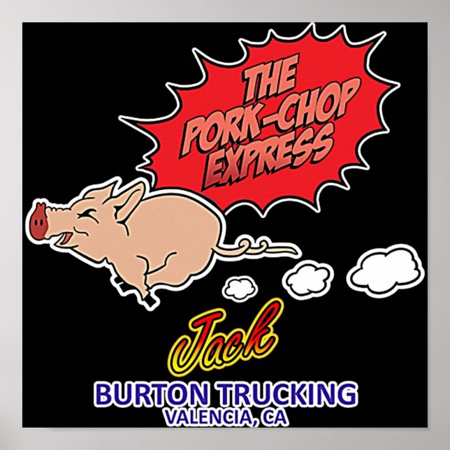 Póster Pork Chop Express TShirt (Frente)