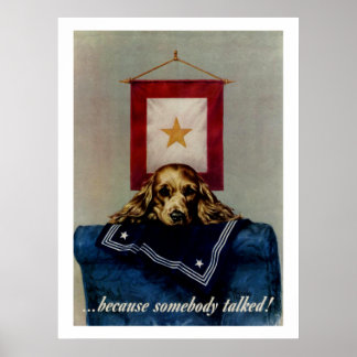 Póster Porque alguien habló