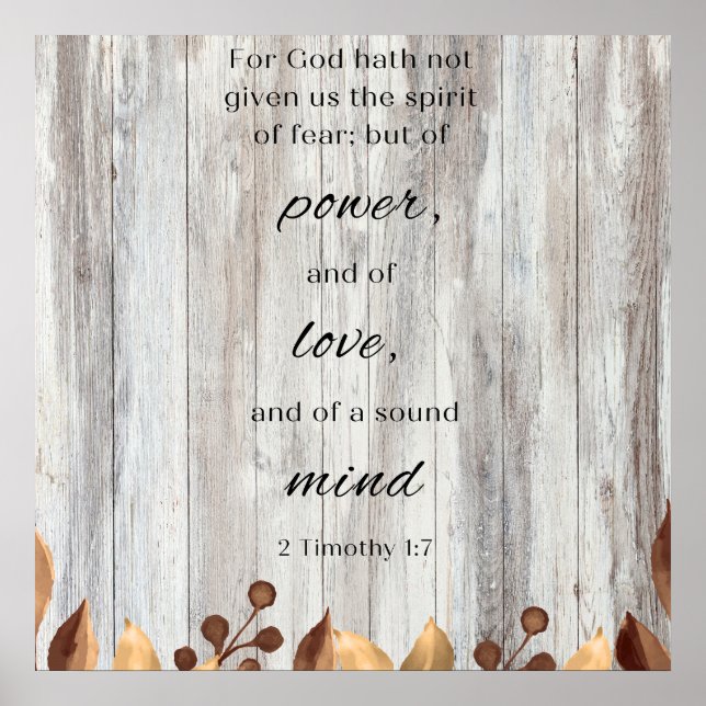 Póster Porque Dios no tiene la Biblia motivadora versus e (Frente)