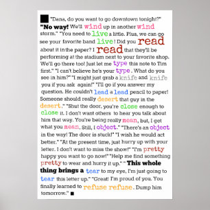 Póster Porqué el inglés es tan duro de aprender