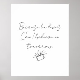 Póster Porque él vive