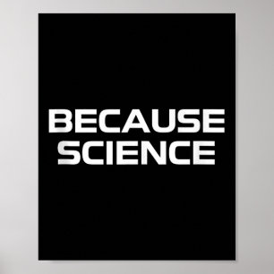 Póster Porque los hombres de ciencia las mujeres los niño