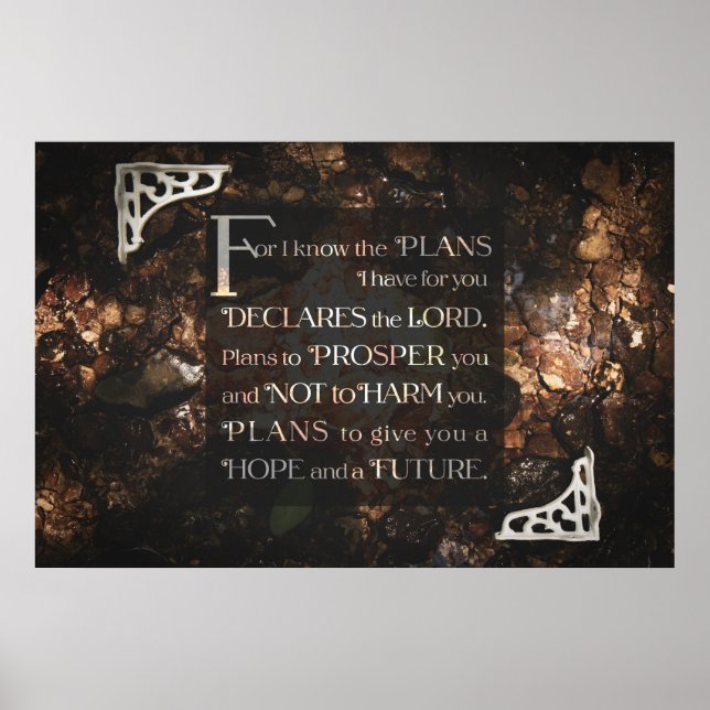 Póster Porque sé los Planes que tengo para ti (Frente)
