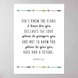 Póster Porque sé que tengo planes para ti Imprimir