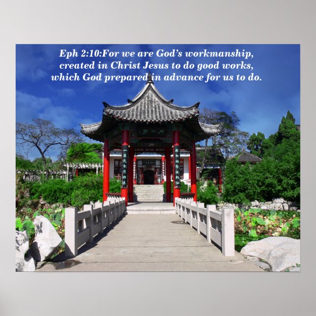 Póster Porque somos la mano de obra de Dios (Frente)