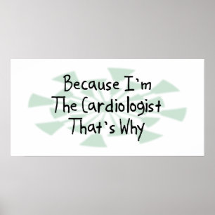 Póster Porque soy el cardiólogo