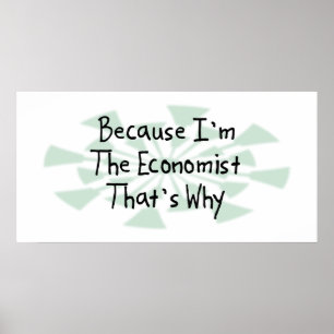 Póster Porque soy el economista