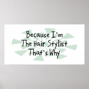 Póster Porque soy el Hair Stylist