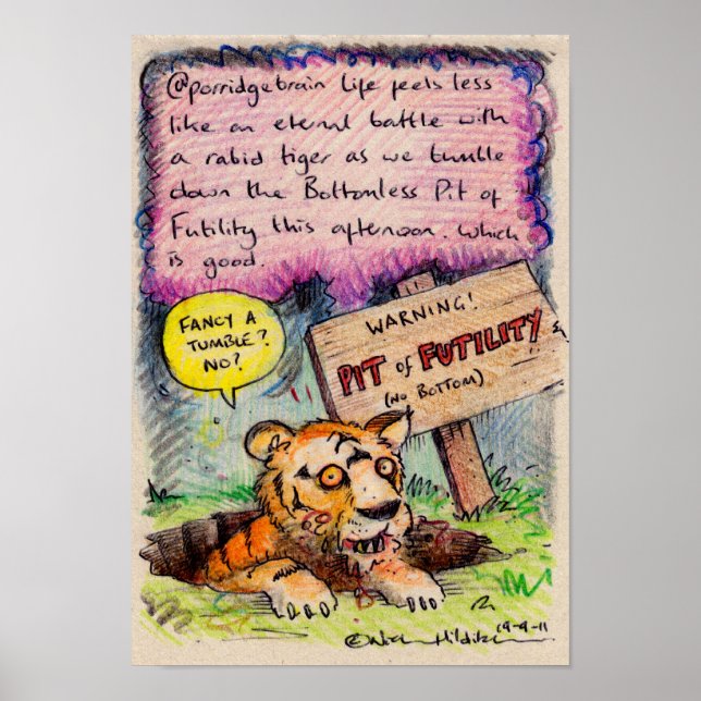 Póster @porridgebrain irkafirka (Frente)