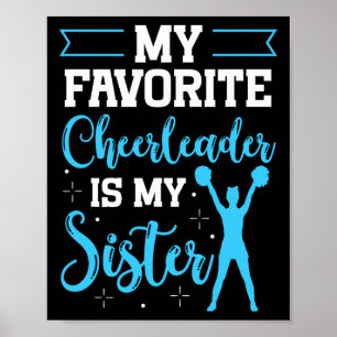 Póster Porrista Mi Porrista Favorita Es Mi Hermana Che