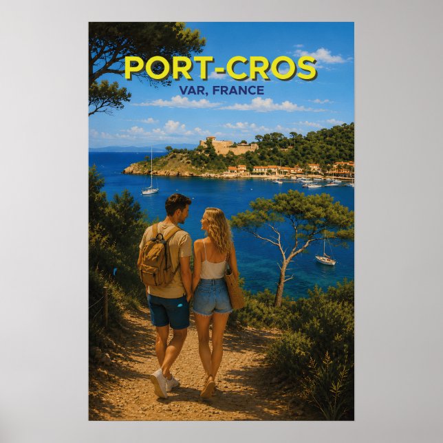 Póster Port-Cros (Frente)