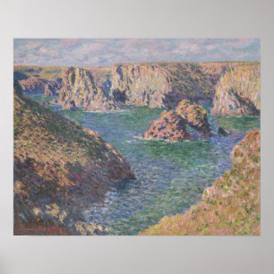 Póster Port-Domois, Belle-Isle (1887) by Claude Monet