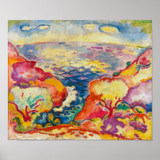 Póster Port Miou | George Braque | (Frente)