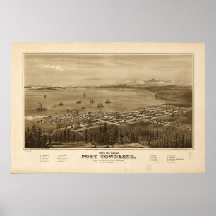 Póster Port Townsend, Washington (1878)