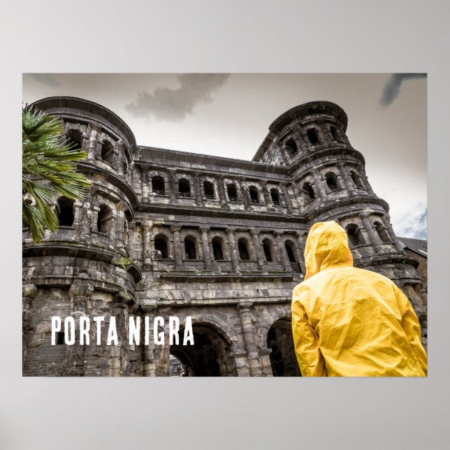 Póster Porta Nigra en Trier Renania Palatinado Alemania (Frente)