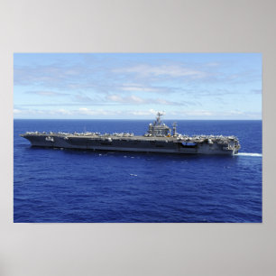 Póster Portaaviones USS Abraham Lincoln
