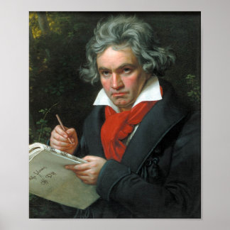 Póster Portable Beethoven