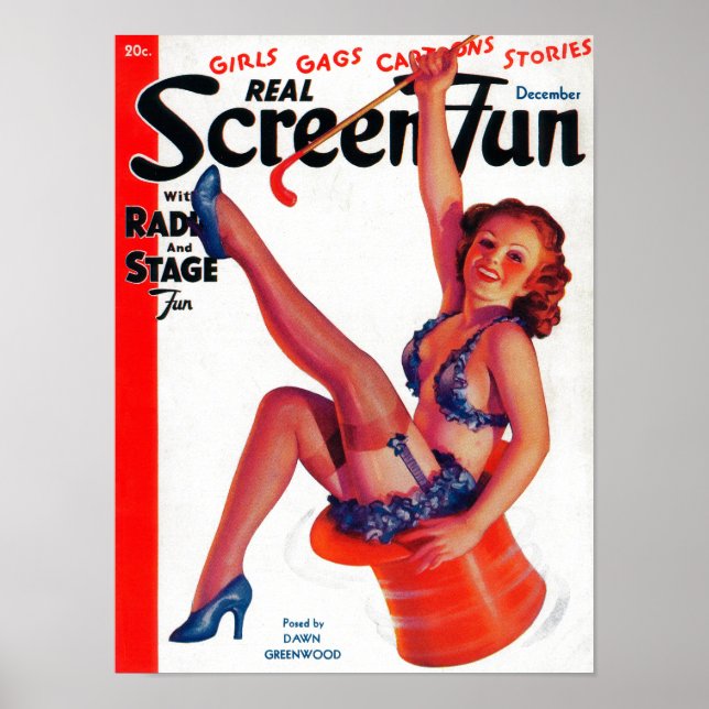 Póster Portada 3 de la revista Real Screen Fun (Frente)