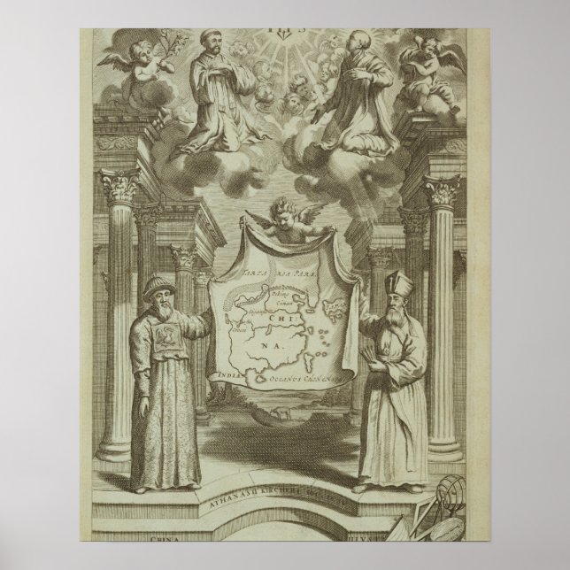 Póster Portada de 'China ilustrada' por Athanasius (Frente)