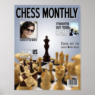 Póster Portada de Fake Chess Magazine - Poster