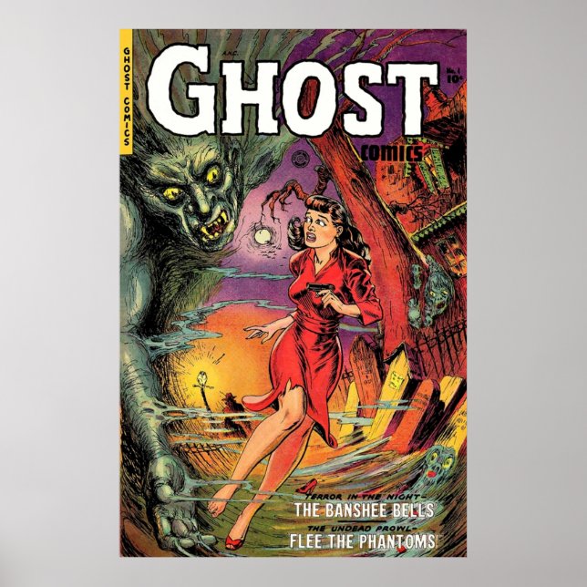 Póster Portada de Ghost Comics 1 (Frente)