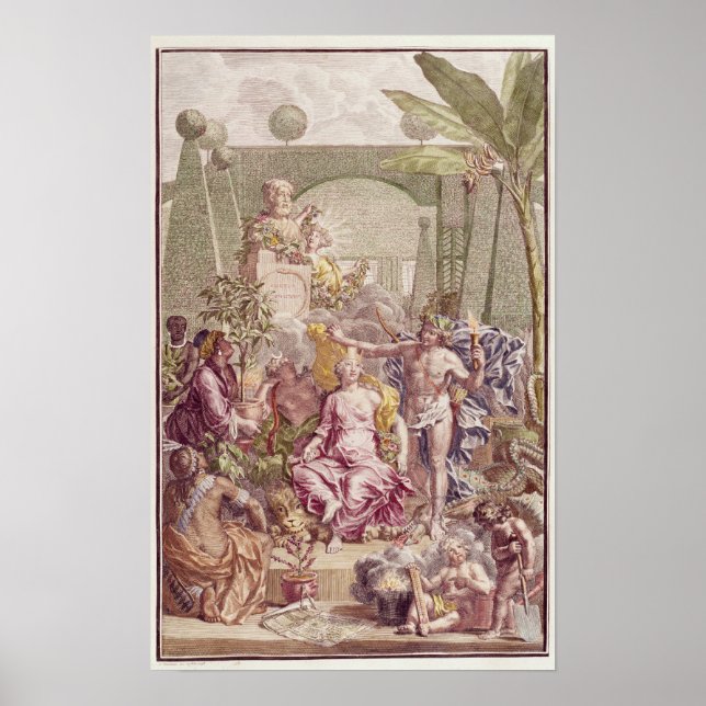 Póster Portada de "Hortus Cliffortianus" de Carl (Frente)