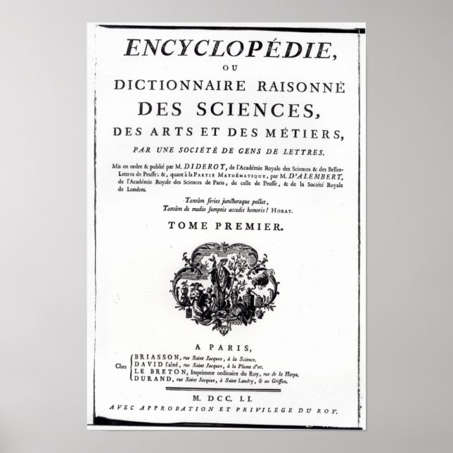 Póster Portada de la 'Enciclopedia (Frente)