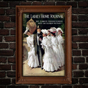 Póster Portada de la revista Edwardian Ladies' Home Journ