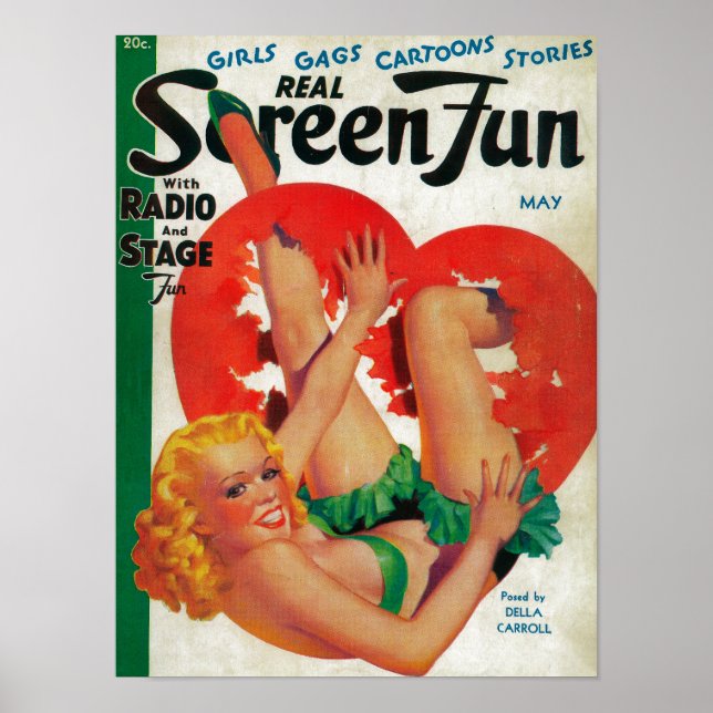 Póster Portada de la revista Real Screen Fun (Frente)