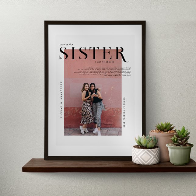 Póster Portada de la revista | Regalo Para Hermanas Colla (Subido por el creador)