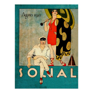 Póster Portada de la revista social