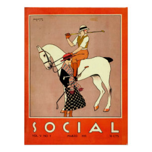 Póster Portada de la revista social
