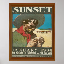 Portada de la revista Sunset California Cowboy Vin