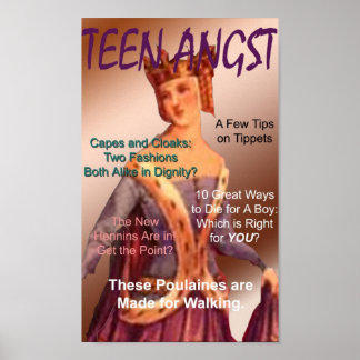 Póster Portada de la revista Teen Angst