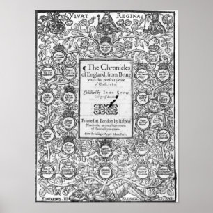 Póster Portada de "Las crónicas de Inglaterra"