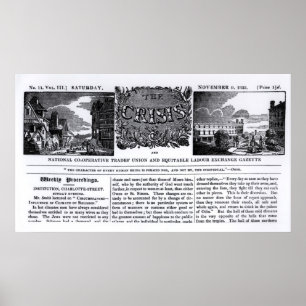 Póster Portada de las "Oficinas Nacionales Cooperativas"