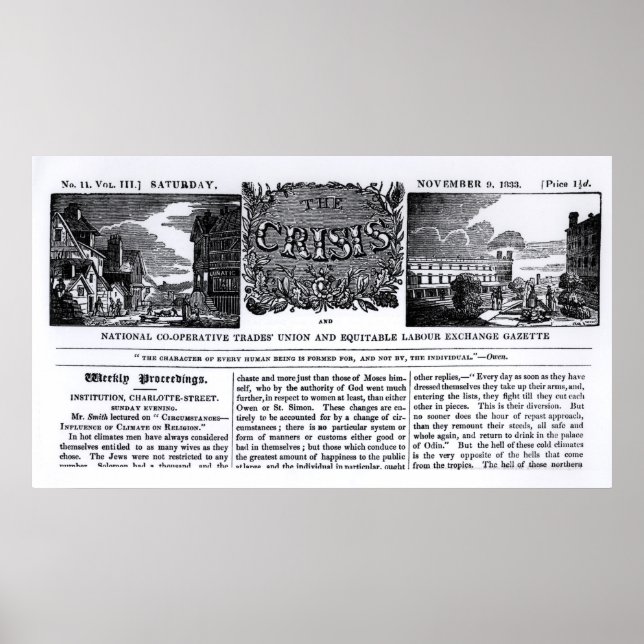 Póster Portada de las "Oficinas Nacionales Cooperativas" (Frente)