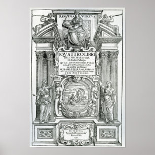 Póster Portada de 'Quattro libri dell'arquitettura'