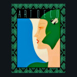 Póster Portada de revista de época Art Deco<br><div class="desc">Si elige descargar, Su tienda Walgreen local hace posters de su descarga en diferentes tamaños y en varias texturas a un precio muy bueno. A veces con un descuento. Un consejo de mi amigo estadounidense. Para el Reino Unido, véase "Digital Printing" en línea. He usado y iluminado una imagen vintage...</div>