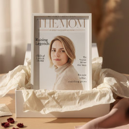 Póster Portada de Revista Personalizada de Lujo para el D