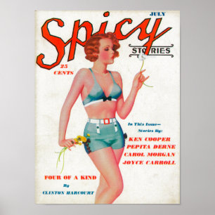 Póster Portada de Spicy Magazine