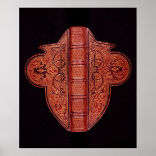 Póster Portada de un libro de horas en latín