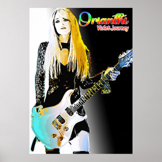 Póster Portada del álbum Orianthi Violet Journey
