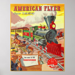 Póster Portada del catálogo de Elecric Trains 1959