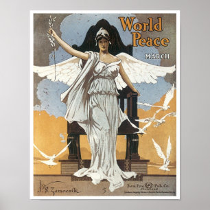 Póster Portada del libro de canciones de la Marcha Mundia