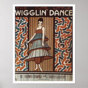 Póster Portada del libro de canciones de Wigglin' Dance V